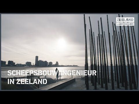 Aan het werk als scheepsbouw ingenieur in Zeeland.