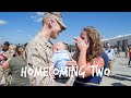 Marine Meets Son at Military Homecoming