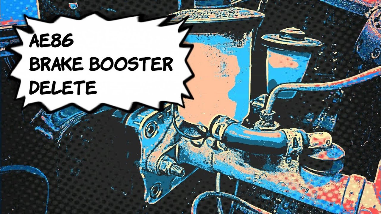 AE86 Brake Booster Delete Install and Benefits YouTube