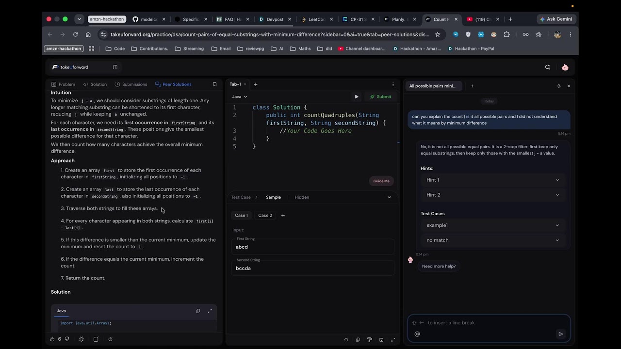 Amazon Contest and Codeforces | Live - YouTube