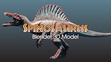Spinosaurus | Blender 3D Model/Animation