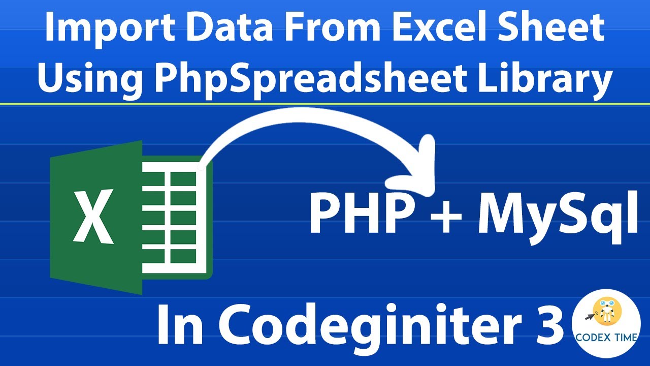 Php Import php. PHPSPREADSHEET. Php import