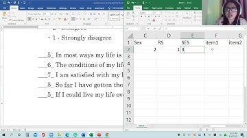 Encoding the data in Microsoft Excel or directly in PSPP