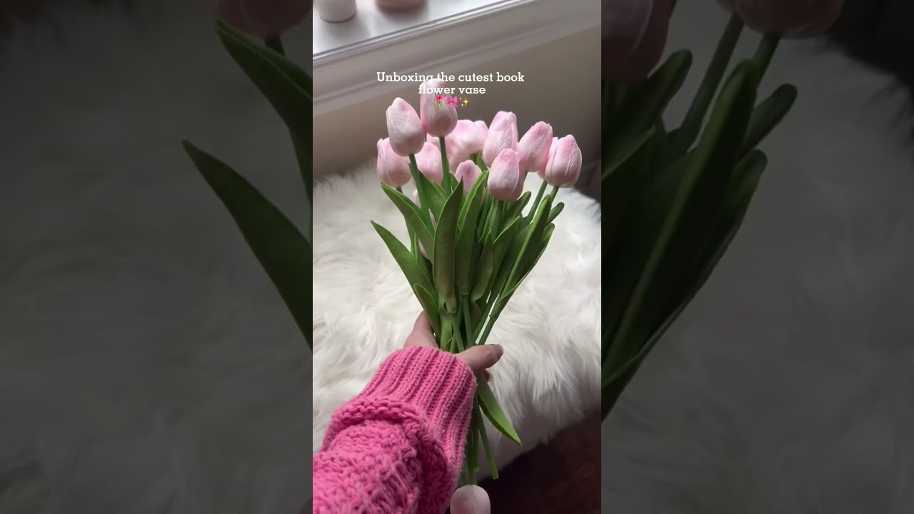 Unboxing The Cutest Book Flower Vase Ever Aesthetic Amazonfinds Amazon Amazonhaul