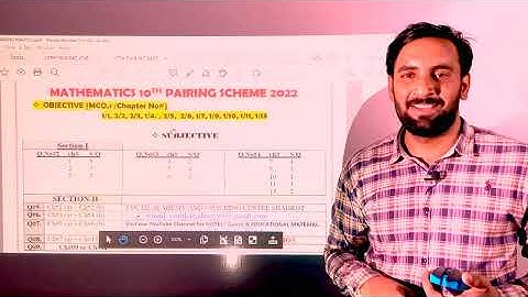 10th math pairing scheme 2022 | 10 class math pairing scheme 2022 | Punjab all boards |youth academy