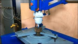 Pneumatic robot arm button bits grinder AGM18