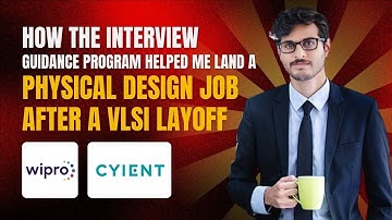 VLSI FOR ALL Interview Guidance Program Reviews - How he got PD Job in Wipro after getting Layoffs