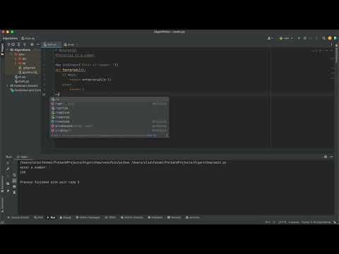Recursion | (Data Structures & Algorithms) | The factorial of a number | Python