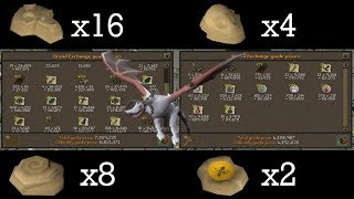 Loot from 500 ancient wyverns (fossil island) - OSRS
