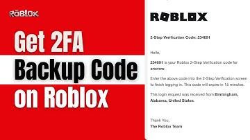 How To Get Roblox Backup Codes For 2 Step Verification - Full Guide