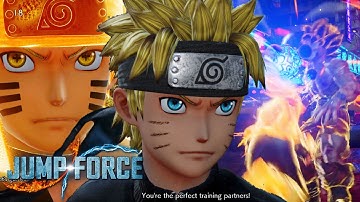 Sage Of Six Paths! Naruto Vs Goku, Vegeta And Trunks! Naruto Jump Force Online Gameplay!