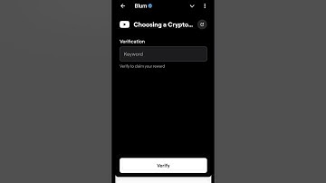 Choosing a Crypto exchanges! Blum verify code today 4 November | YouTube Video Code Today