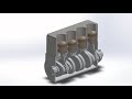Engine assembly and animation in solidworks
