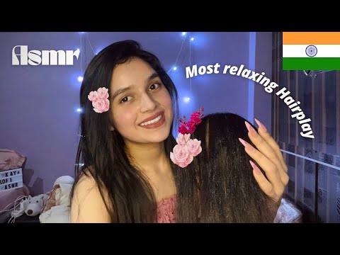 ASMR Girl in Class Plays with Your Hair💤(hairplay, brushing, head scratch, bugs etc..)