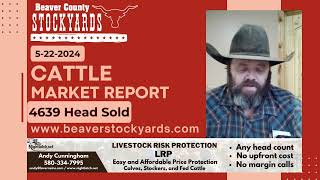 5/21/2024 - Cattle Market Report - Beaver County Stockyards by Bluestem Digital Ag 182 views 9 days ago 1 minute, 43 seconds