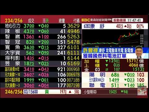 台股15500上下300點震盪｜許豐祿｜東森連線｜2023.03.14