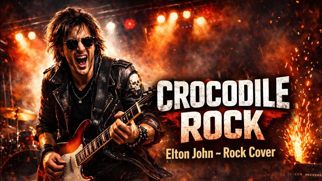Crocodile Rock~Elton John || Rock Cover 🎸#music 
