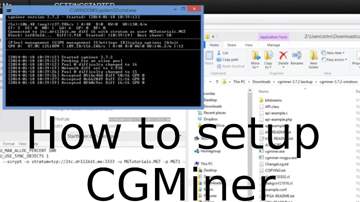 How to Setup CGMiner to Mine Cryptocurrencys (Litecoin & Dogecoin)