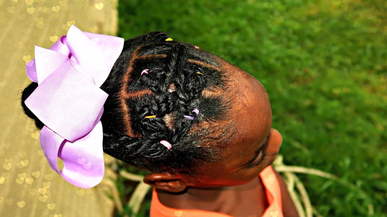 Two Basic Easy After Wash Hairstyles Children's Natural Hair Care