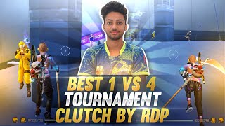 1v4 Unbelievable Clutch By TE RDP || Tournament 🏆 Highlights  || TEAM ELITE💙