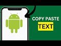 How to Copy and Paste Text on Android