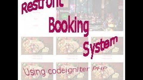 online restaurant management system project in php codeigniter project tutorial with ajax Part 44 mp