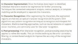 VEHICLE NUMBER PLATE RECOGNITION| IMAGE PROCESSING| CODE