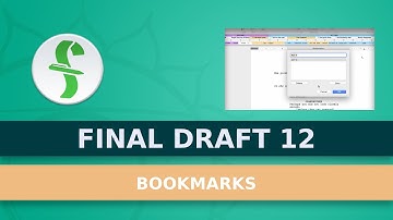 How to use Bookmarks in Final Draft 12