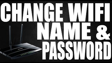 How to change wifi name and password in a minute