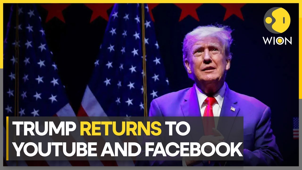 Donald Trump posts ‘I am back’ on Facebook and YouTube after two years | Latest World News | WION