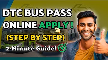 DTC Bus Pass Online Apply - step by step