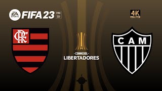 Flamengo x Atlético Mineiro | Jogando Libertadores com o Flamengo FIFA 23 | Semifinal