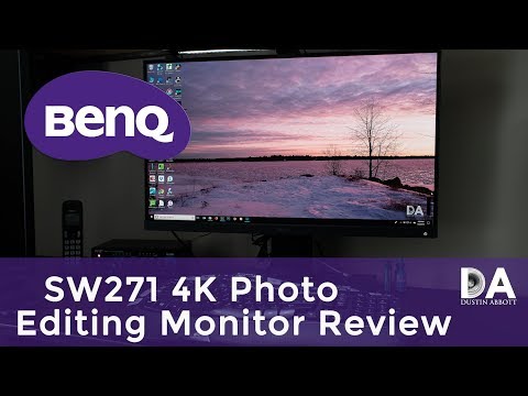 BenQ SW271 4K Photo Editing Monitor Review + ScreenBar | 4K