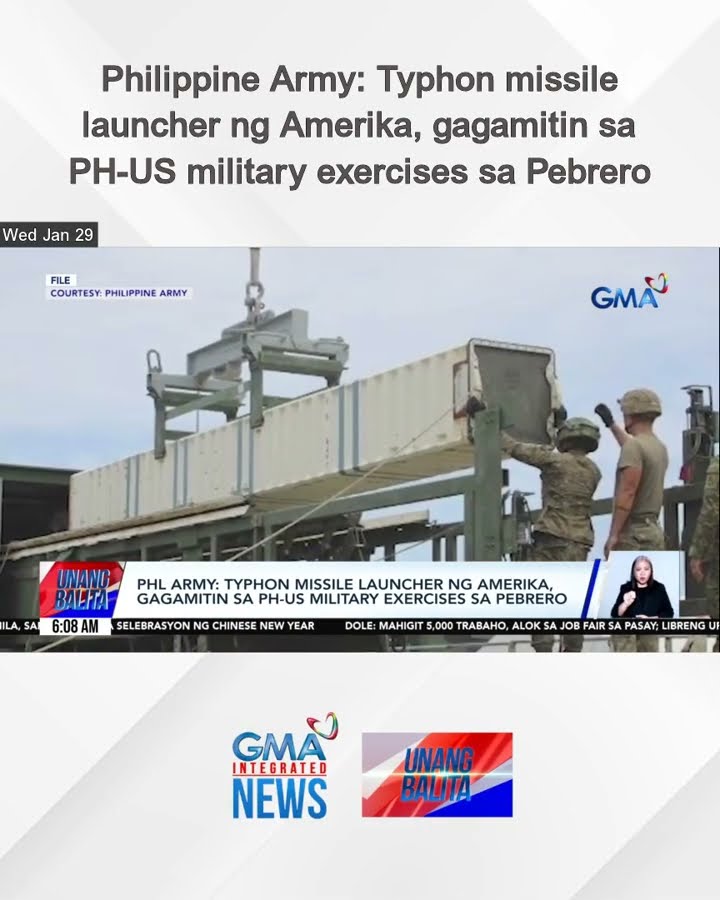 Philippine Army – Typhon missile launcher ng Amerika, gagamitin sa PH-US military... | Unang Balita