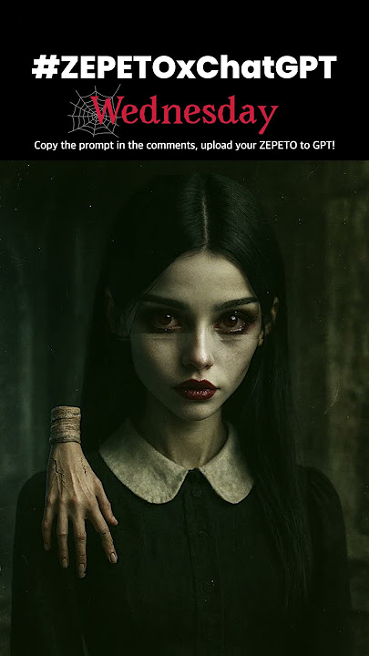 ✨ Ready to see your ZEPETO avatar become Wednesday Addams? 🖤🕷️