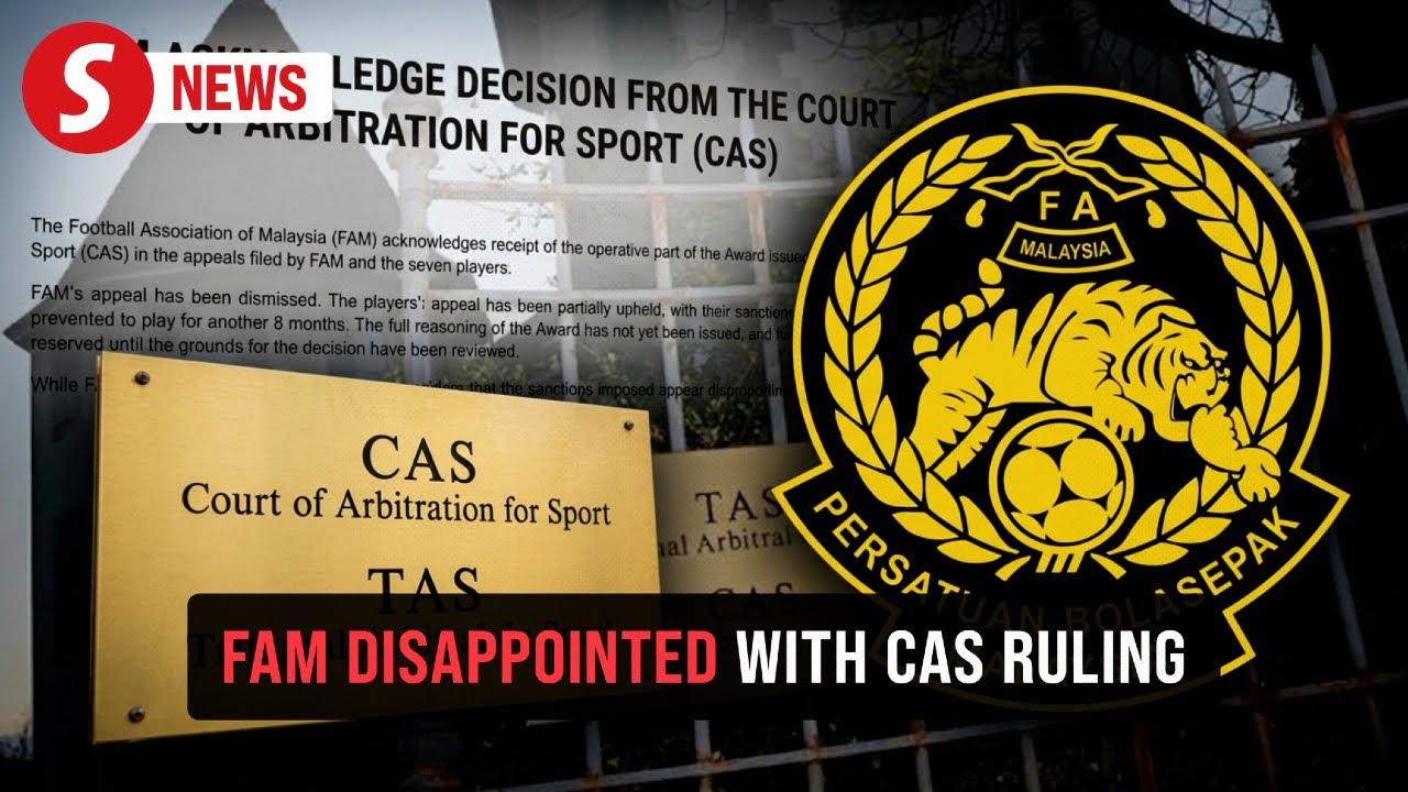 FAM disappointed but accepts CAS verdict
