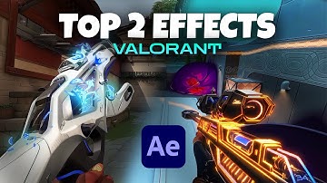 Top 2 Trending Effects for Valorant Montages | No Plugins Used | After Effects Tutorial