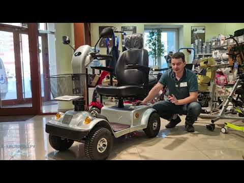Видео: Электроскутер для инвалидов МЕТ EXPLORER 800