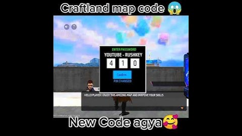 Free fire new craftland map code 💯🤑#gaming #shortsfeed #shorts #virelshorts