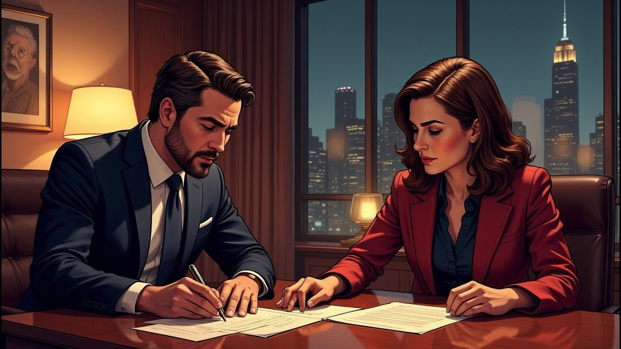 Cuando firmé sin dudar, ella pensó que estaba bromeando—hasta que lancé el anillo sobre la mesa