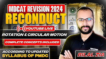 MDCAT Reconduct 2024 | Circular & Rotational Motion | Revision Classes | Sindh | SZABMU | Physics
