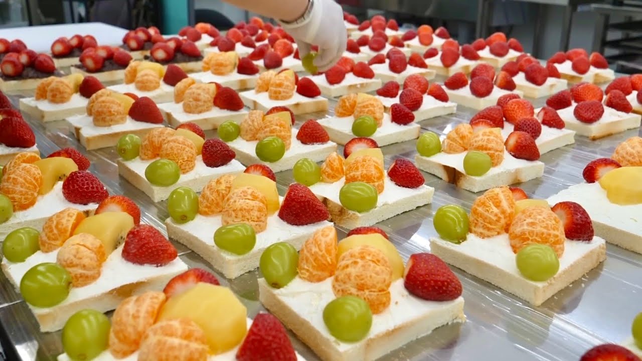 Удивительное массовое производство! Топ-3 корейских десерта, которые всегда распроданы