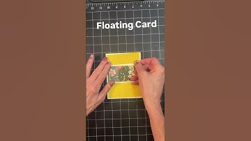 How To Make a Floating Card That Wows Everyone! #shortsvideo