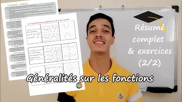 🔥Généralités sur les fonctions 1bac: Résumé complet & exercices (2/2)