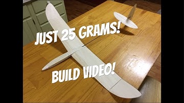 700 mm DLG under 25 Grams! - Detailed Build Video