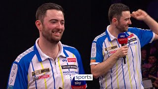 "I love Leeds Utd!" 🤍 | Local hero Luke Humphries triumphs against Van Gerwen!