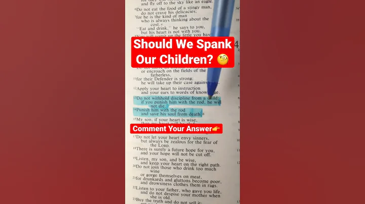 Should We Spank Our #Children ? 🤔 #Comment Your #Thoughts . Proverbs 23:13-14 #Israel #Israelites