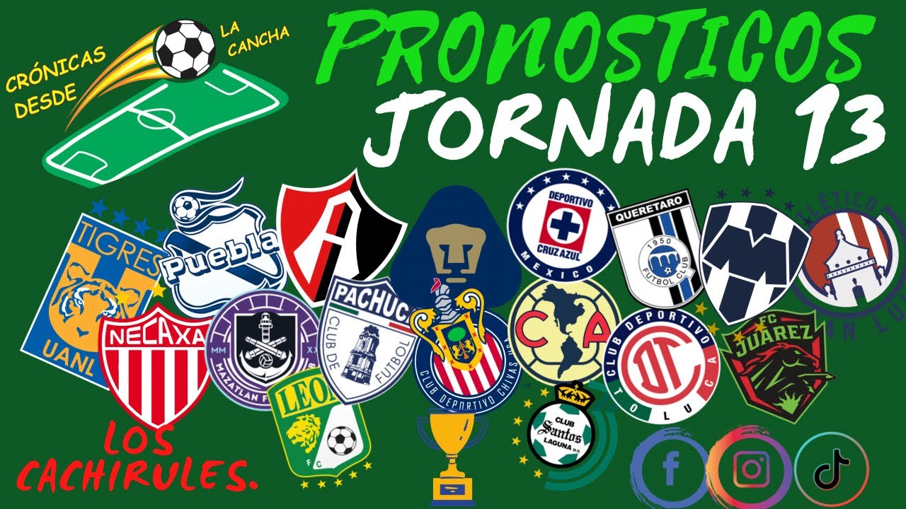 Pronósticos Jornada 13 Liga Mx Grita Mexico A21 YouTube
