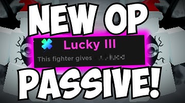 [2 NEW CODES] NEW OP LUCKY PASSIVE IS BROKEN IN ANIME FIGHTERS! (How to Get Lucky Passive)