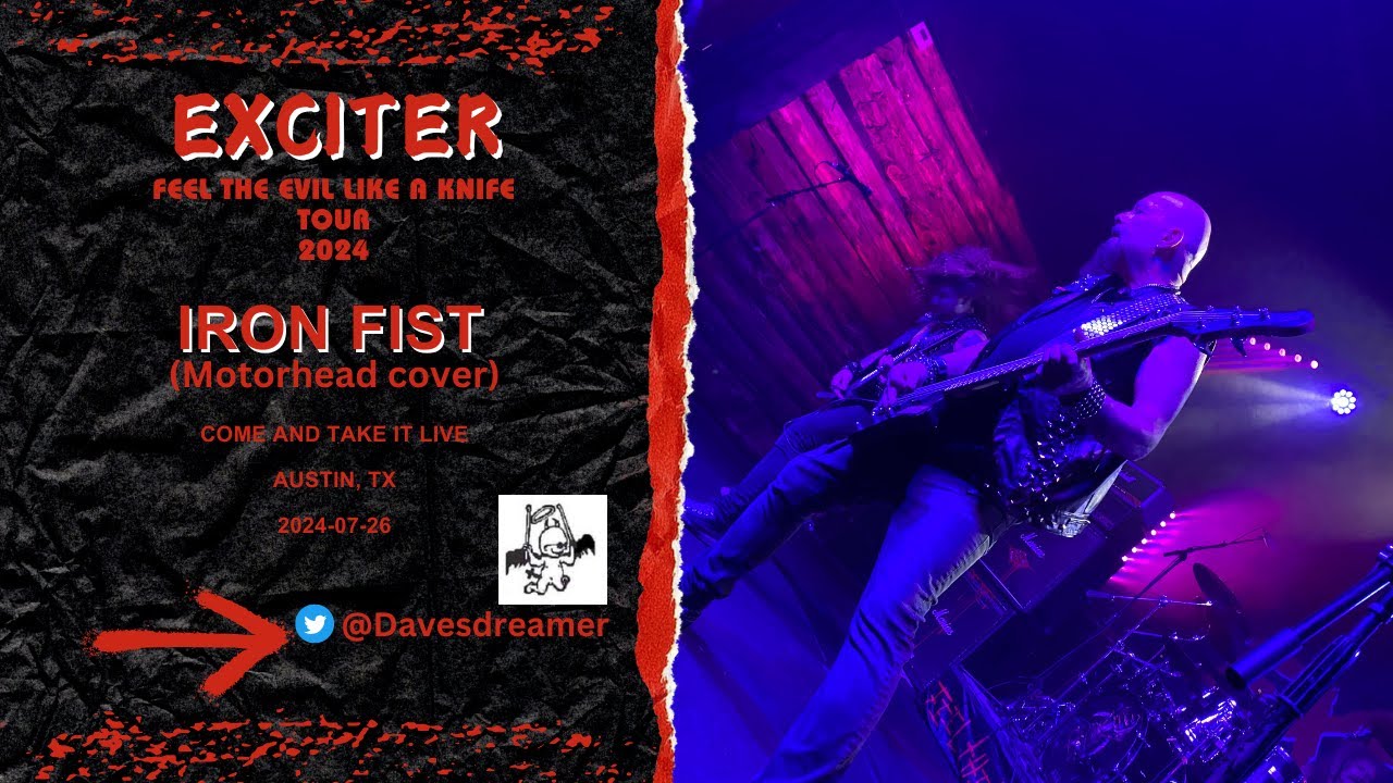 Exciter Iron Fist (Motorhead cover) (20240726) YouTube